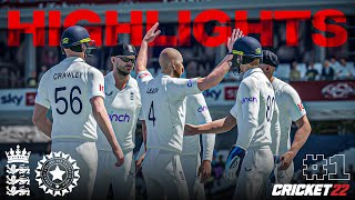 England DOMINATES India on Day 1 Despite Rahane & Gill's Efforts - Cricket 22 Test Match at Lord's
