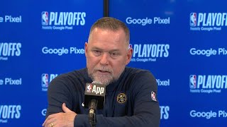 Michael Malone visibly upset in postgame news conference | NBA on ESPN