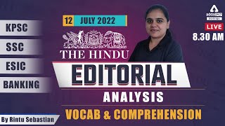 THE HINDU Editorial Analysis in Malayalam | 12 JULY 2022| By Rintu Sebastian | Adda247 Malayalam