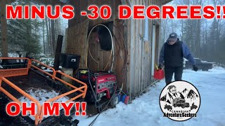 Surviving The Cold: Preparing to depart Our Off-grid Cabin with -30 Degree Weather Coming!