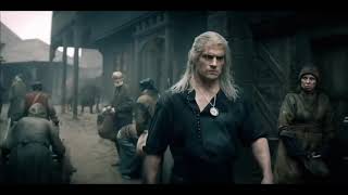 The Witcher Netflix - Fight Scene With Music From The Game