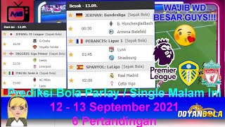 Prediksi Bola Malam Ini 12 - 13 September 2021/2022 Inggris Liga Primer | Leeds United vs Liverpool