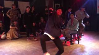 2016.12.23. さむらゐそうる Hiphop 2on2 chinaoka vs KIVA