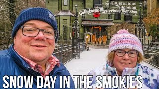 Snow Day In The Smokies Gatlinburg Pigeon Forge and Sevierville Snowmageddon 2025