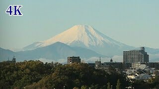 今日の富士山 12月3日(火)と関東山地の山々 ♯４K