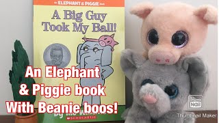 “A big guy took my ball!” Read aloud kids books with beanie boos