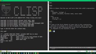 Common Lisp [2] - REPL and List Processing