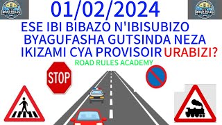 Amategeko y'umuhanda 🚨🚔🚨 Ibibazo n'ibisubizo by'ikizami cy'uruhushya rw' agateganyo