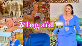 دوزو معايا عيد الأضحى🐏اول عيد مع الحبيب ديالي💖توجدو معايا نتصورو🤭VLOG AÏD 🐏