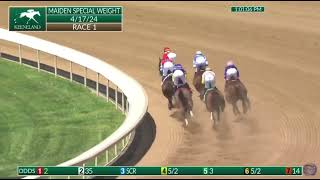 Horse Racing | Low Country Magic Breaks The Maiden On Debut | Keeneland Race 1 Full Replay