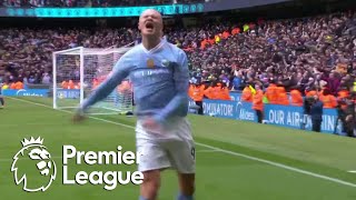 Erling Haaland outmuscles Everton to give Manchester City 2-0 lead | Premier League | NBC Sports