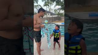 Mom catches dad and son fighting  over the last towel so she does this #shorts