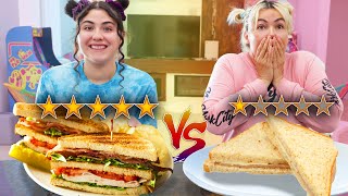 1 STAR VS 5 STAR FOOD for 24 hours!