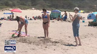 Bay Area residents flock to coast in search of shelter from inland temperatures
