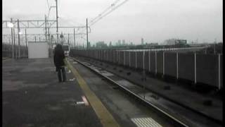 京葉線E331系(AK1編成)試運転　南船橋駅通過　2010年2月12日