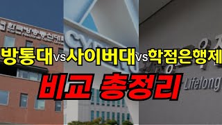 방통대, 사이버대, 학점은행제 장단점 이 영상 하나로 종결합니다(ft.등록금, 사회적 인식)