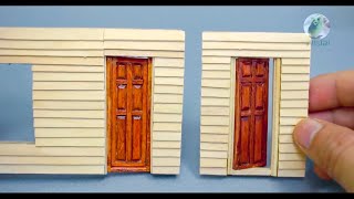 DIY Door, Table & Chair Sets | Popsicle stick Crafts