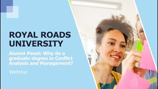 Alumni Panel: Why do a graduate degree in Conflict Analysis and Management?