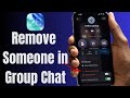 How to Remove Someone From Group chat on iPhone iOS 26