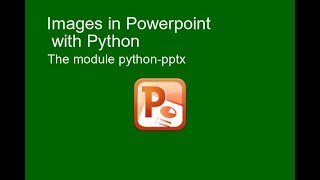 Image in Powerpoint with Python