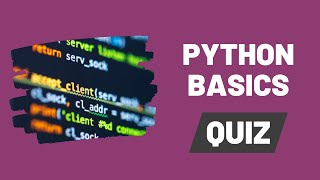 ๐๐ป Python Basics Quiz - Test Your Python Knowledge