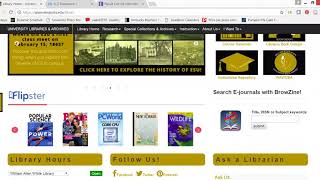 BrowZine Tutorial for E-Journals