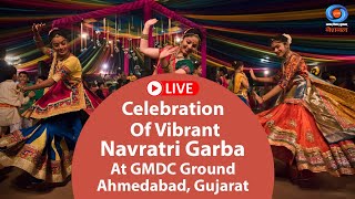 LIVE - Celebration Of Vibrant Navratri Garba At GMDC Ground, Ahmedabad, Gujarat | 7th October 2024