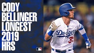 Dodgers' slugger Cody Bellinger's LONGEST home runs of 2019! | MLB Highlights