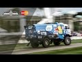 900hp Dakar Truck Destroys Soaking Wet Hillclimb!