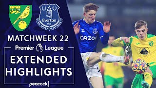 Norwich City v. Everton | PREMIER LEAGUE HIGHLIGHTS | 1/15/2022 | NBC Sports