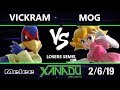 S@X 288 SSBM - Vickram (Falco)  Vs. MoG (Peach) - Smash Melee Losers Semis