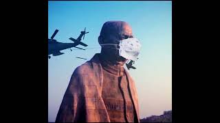 Statue of unity with Mask #covid19 #blender #vfx #india #statueofunity