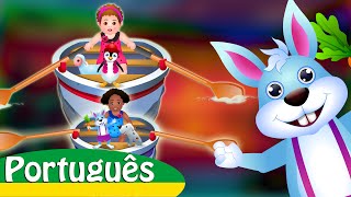 Vou Vou Vou Remando (Row Row Row Your Boat) | Canções Infantis em Português | ChuChu TV