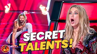 Contestants Reveal SECRET TALENTS on The Voice!