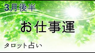 【タロット占い】3月後半のお仕事運！怖いほどよく当たるタロット占い