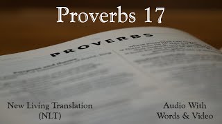 Proverbs 17 - Holy Bible - New Living Translation (NLT) Audio Bible With Video