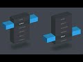 Responsive for Website CSS Isometric Menu Hover Effect || CSS 3D Menu Bar #Isometric #viral