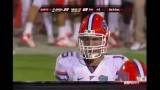Johnthan Banks 100 Yard Pick Six Off Tim Tebow 2009