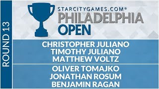 SCGPHILLY - Round 13 - Juliano, Juliano, Voltz vs Tomajko, Rosum, Ragan