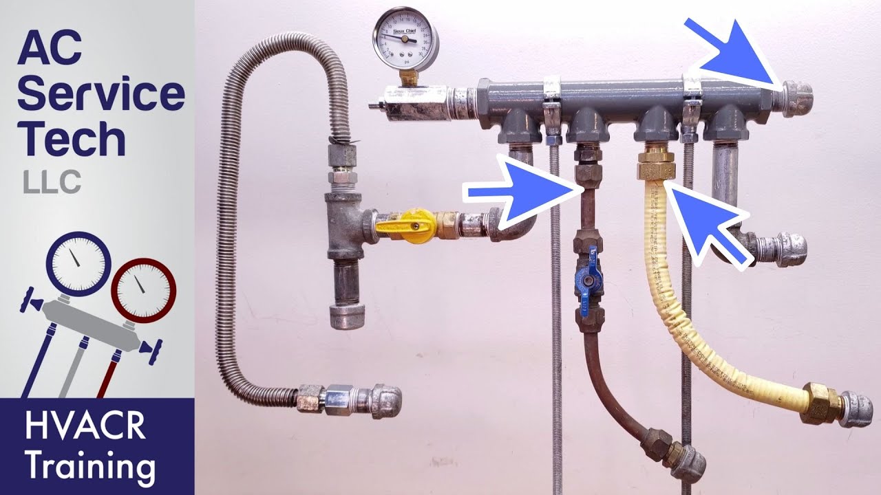 Natural Gas Line Pressure Test Gauge