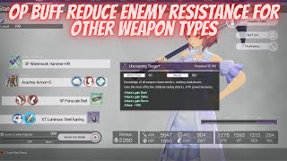 Sword Art Online Alicization Lycoris Op Buff That Reduce Enemy Resistance Hidden Mechanic