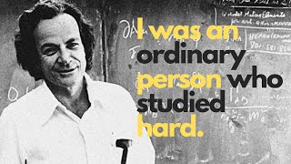 There's no such thing as MIRACLE, Richard Feynman advice to students | self-improvement video