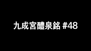 [임서] 구성궁예천명 #48 해서 楷書 楷书 서예 書道 书法