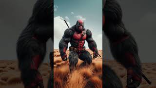 Incredible Gorilla varients of super heroes in multiverse #animals #superhero #wildlife #animal #vs