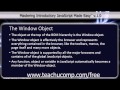 JavaScript Training Tutorial The Window Object