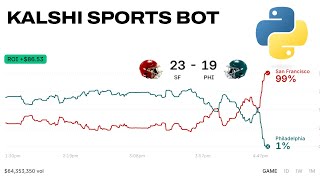 I built a Kalshi NFL Prediction Market Bot in Python (it was too slow)