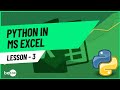 How to use Python in MS Excel - Data Visualization