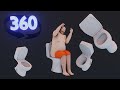 360°🍑 Video |  Most TERRIFYING Toilet Experience Ever!