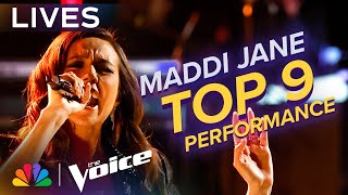 Maddi Jane Performs Tate McRae's "greedy" | The Voice Lives | NBC