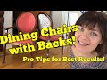 Upholster your Dining Chair! Pro Tips!